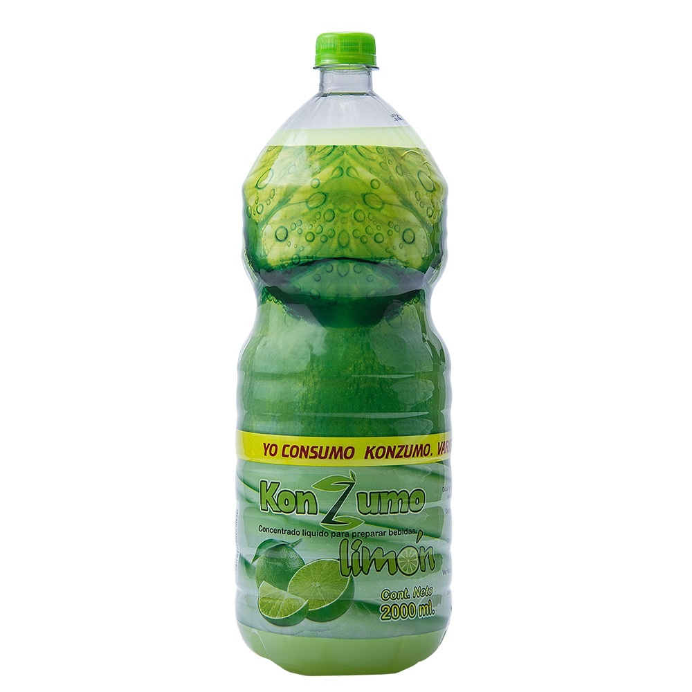Kon Zumo Concentrado Liquido Para PREPARA R Bebida Limon 2000 ml