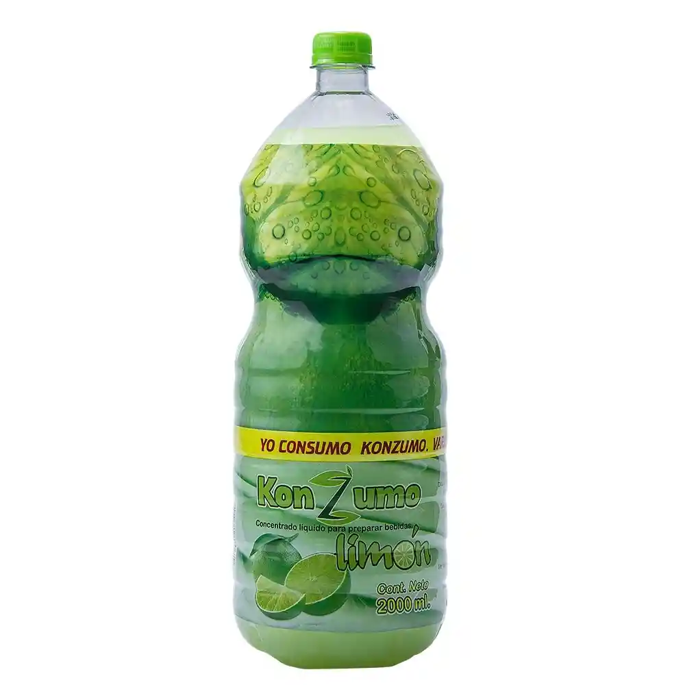  Kon Zumo Concentrado Liquido Para  PREPARA R Bebida Limon 