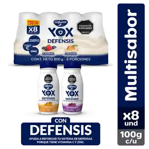 Yox Bebida Láctea Surrtido