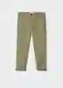 Pantalón Piccolo Khaki Talla 08 Niños Mango