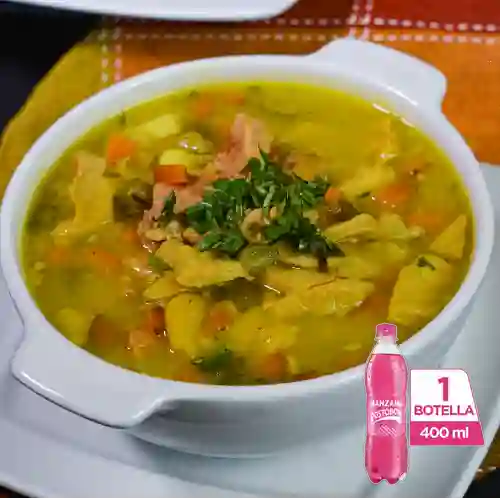 Combo Sopa de Mondongo + Postobón Manzana 400 ml