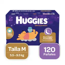 Pañal Huggies Ultraconfort Etapa 2/M 120 Und