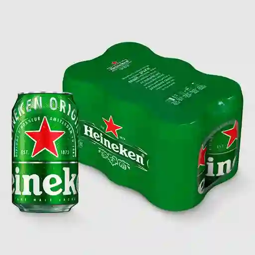 SIX PACK CERVEZA HEINEKEN (6 UND)