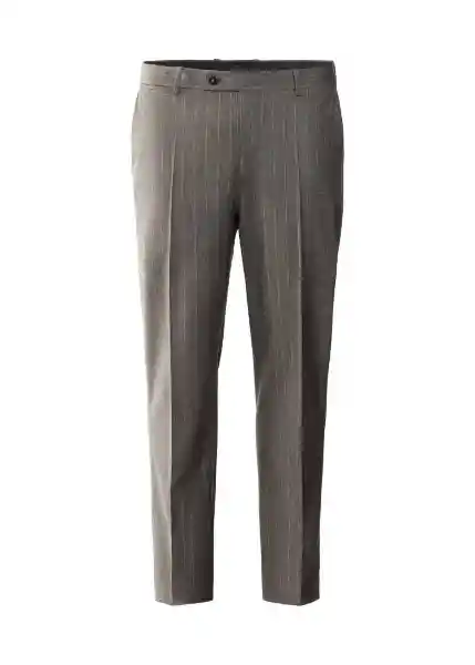 Pantalón Breda Gris Claro Vigoré Talla 38 Hombre Mango