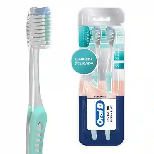 Oral-B Cepillo Dental Sensitive Indicator Extra Soft 