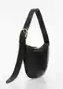 Bolso M Ivory Negro Talla 99 Mujer Mango