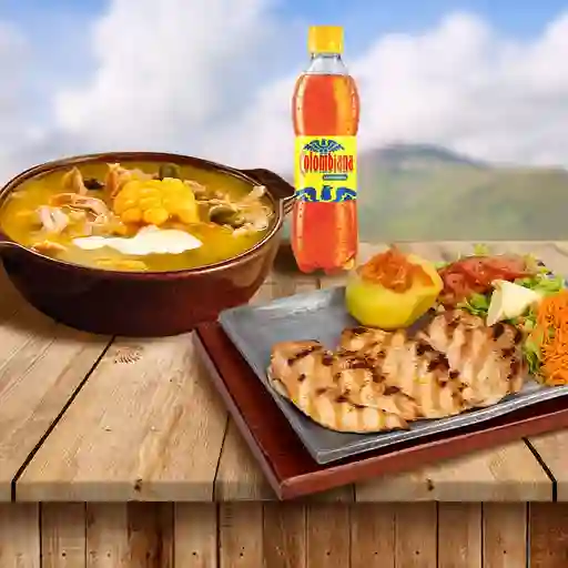 Combo pechuga + ajiaco