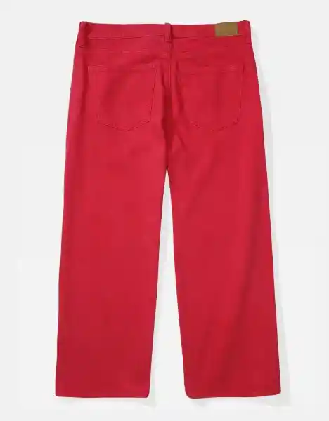 Pantalón Mujer Rojo Talla 2 American Eagle