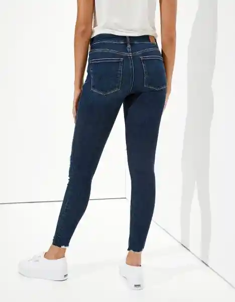 American Eagle Jegging Next Level Reflejo Oscuro Talla 2 Regular