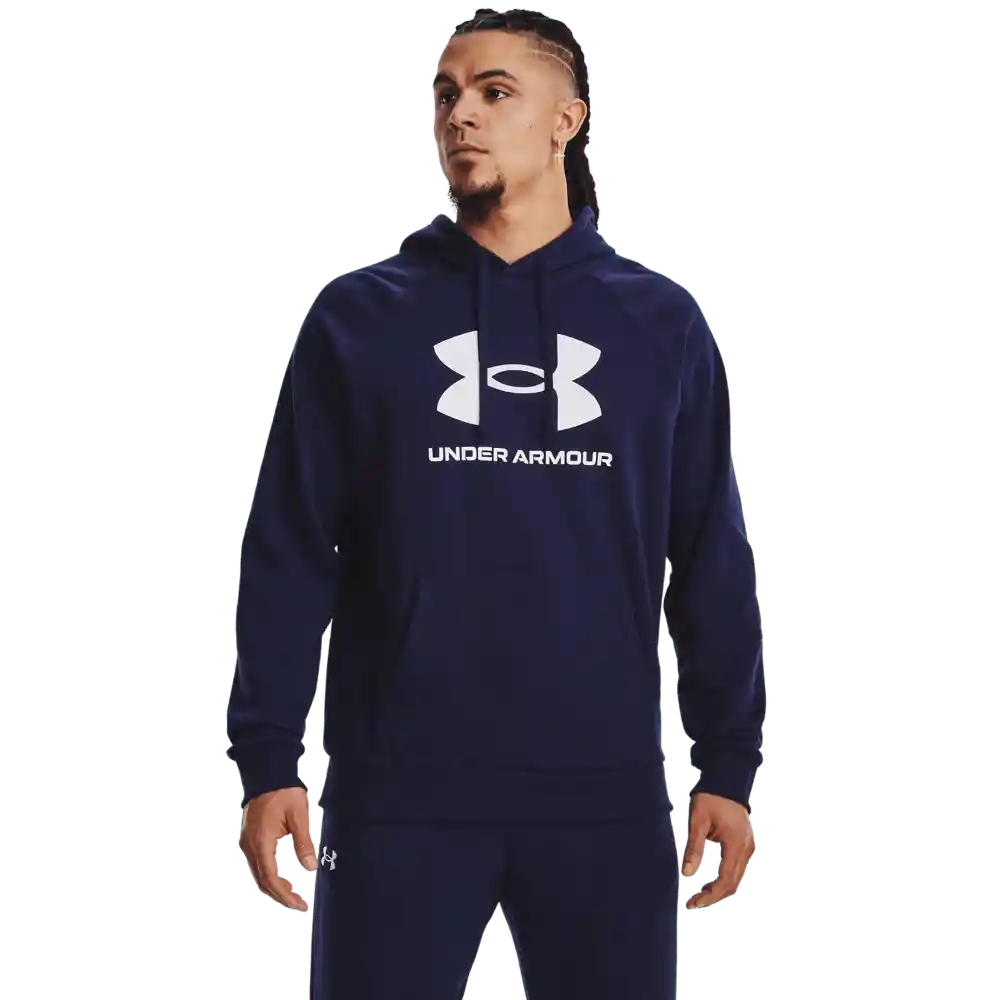 Under Armour Buzo Rival Fleece Logo hd Hombre Azul MD