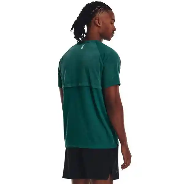 Under Armour Camiseta Streaker Tee Para Hombre Verde Talla XL