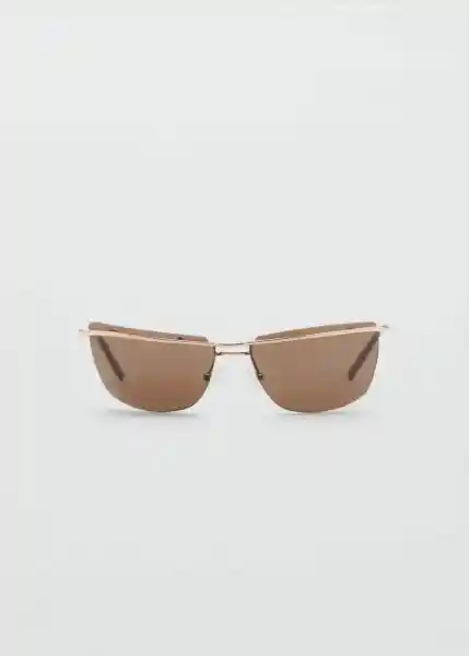 Gafas de Sol Metal Oro Talla 99 Mujer Mango