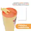 Vaso de Plástico Osos Escándalos Pardo Amarillo 5.0 Miniso