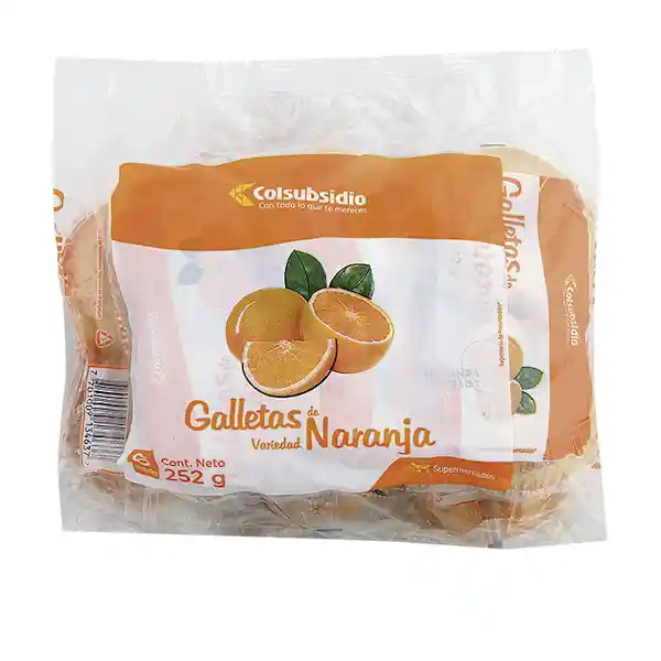 Galleta Naranja Colsubsidio 6 Und