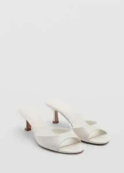 Sandalias Maru1 Crudo Talla 39 Mujer Mango