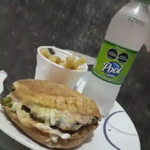 Hamburguesa Sencilla Papa Gaseosa