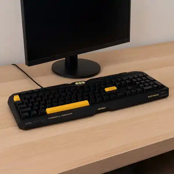 Teclado Gaming Con Iluminación Series dc Batman Mod Es01 Miniso