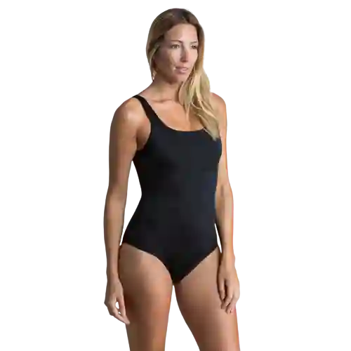 Nabaiji Vestido de Baño Natación Heva Mujer Negro Talla XL