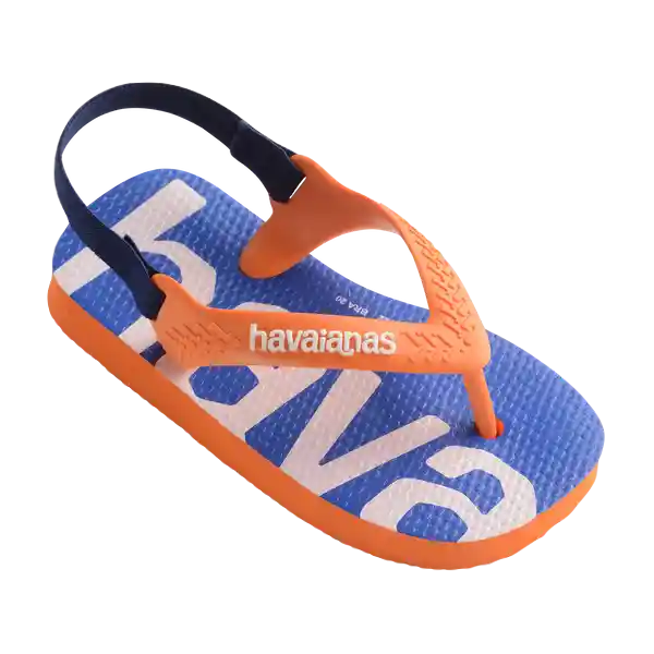 Sandalias Baby Logomania Piedra/Negro T. 20 4145795 Havaianas