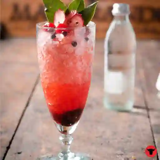 Soda Natural de Frutos Rojos