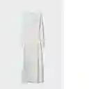 Vestido Laura Offwhite Talla L Mujer Mango