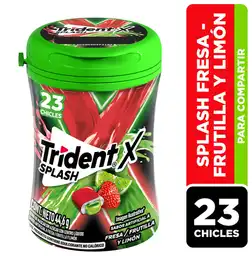 Goma Trident Mascar Centro Liquido Fresa (44.6 Gr)