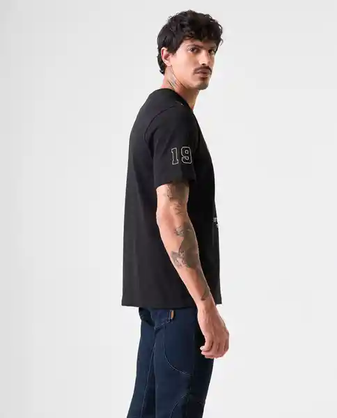 Camiseta Hombre Negro Talla XXL 842G090_NEG194004 Americanino