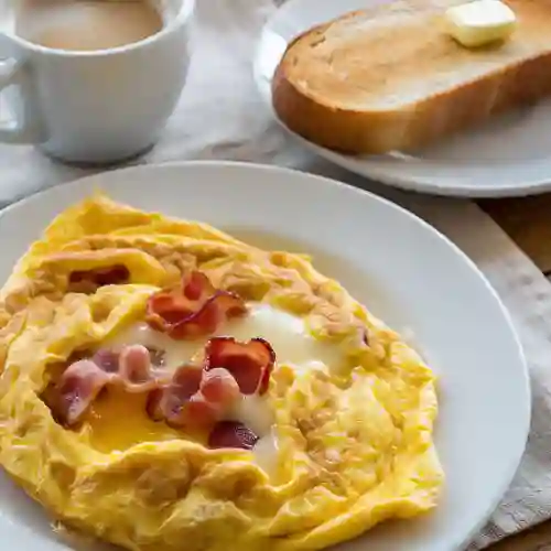 Combo Omelette Tocineta Personal