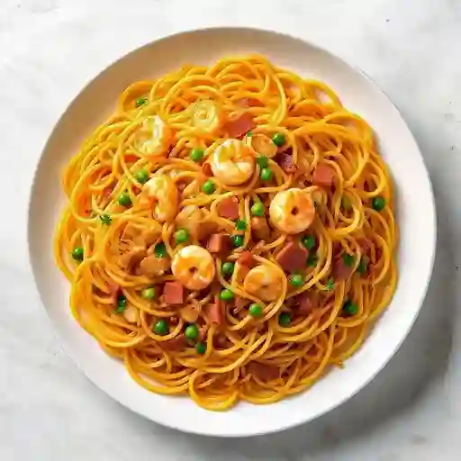 Espaguetis con Arroz