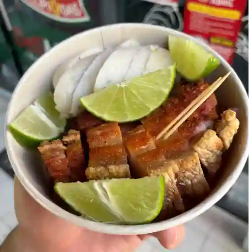 Chicharrón carnudo