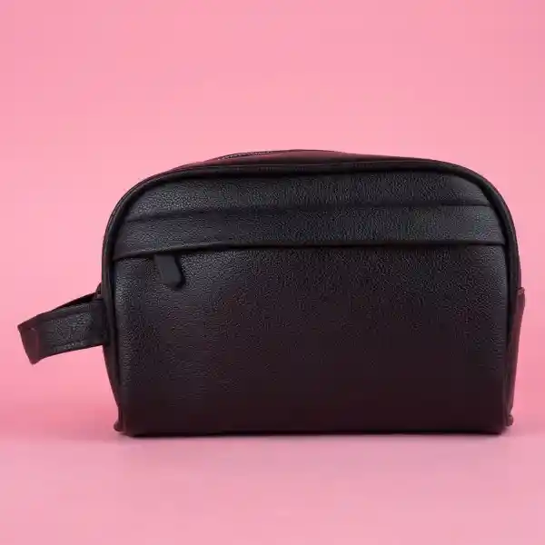 Cosmetiquera Tipo Piel Negro Miniso