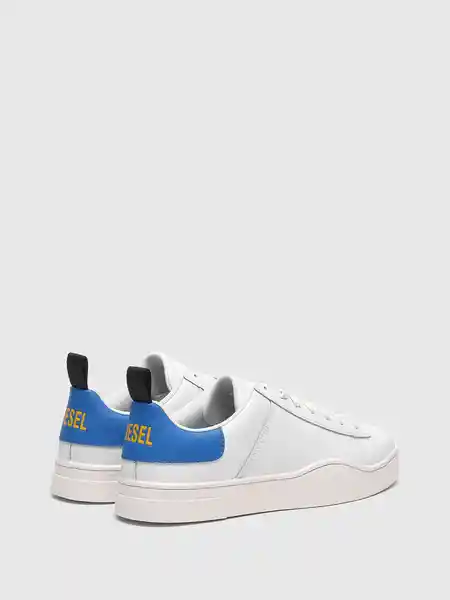 Diesel Tenis S-Clever Low Lace Blanco/Azul Talla 10.5