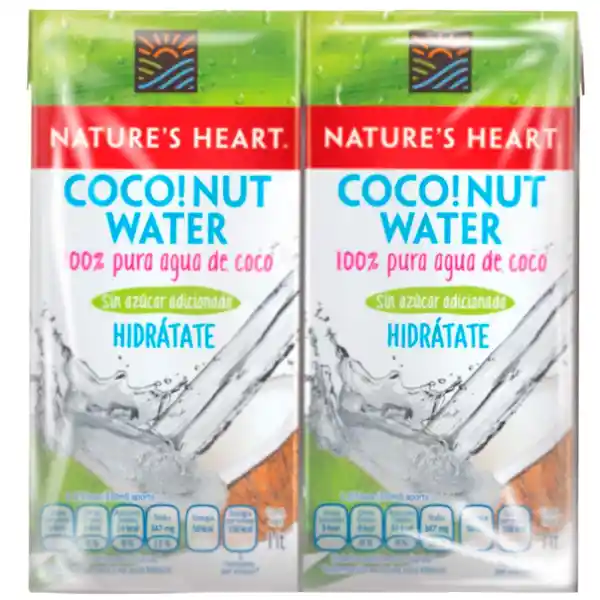 Natures Agua Heart Coco