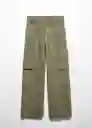 Jean Miranda Khaki Talla 54 Mujer Mango