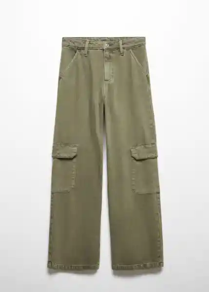 Jean Miranda Khaki Talla 54 Mujer Mango