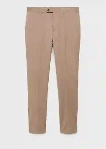 Pantalón Milan Beige Talla 40 Hombre Mango