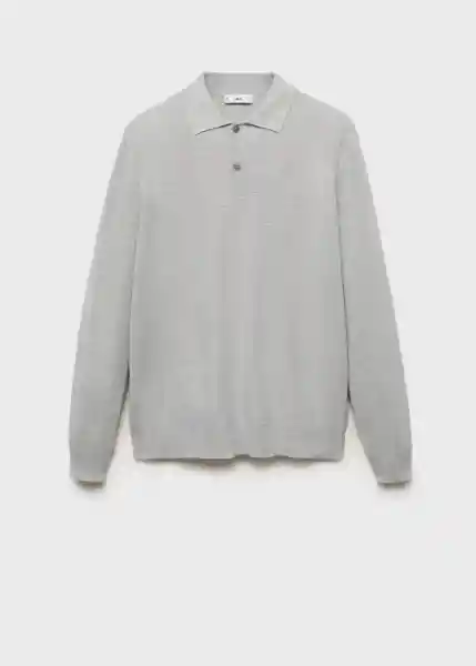 Camiseta Polo Tens Gris Medio Vigoré Talla S Hombre Mango
