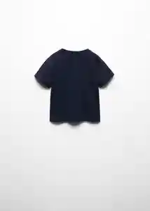 Camiseta Littlep Navy Talla 66 Niños Mango