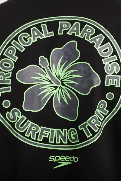 Camiseta Manga Corta Alfalfa Hibis Hombre Talla XL