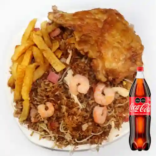 Combo arroz y pollo + 15 l
