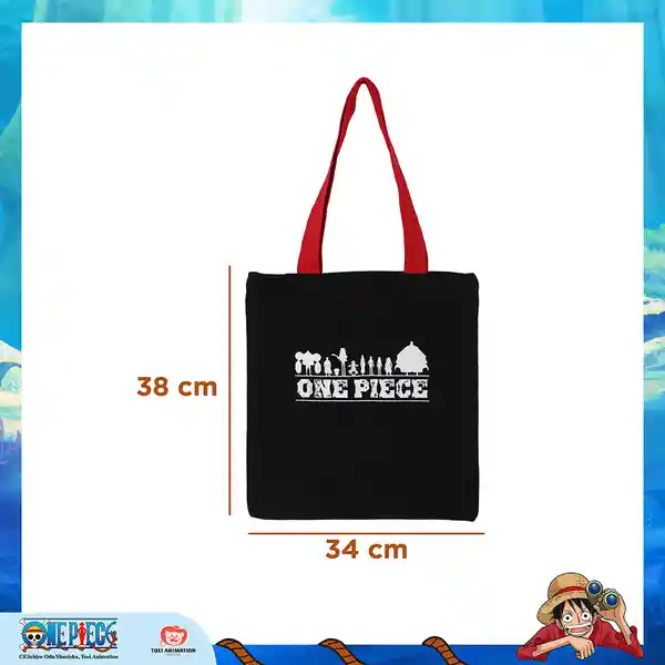 Bolso de Compras Negro Serie One Piece Negro Miniso