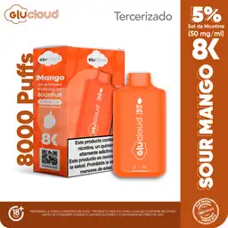 Glucloud Vape Sour Mango 8K 8000 Puff