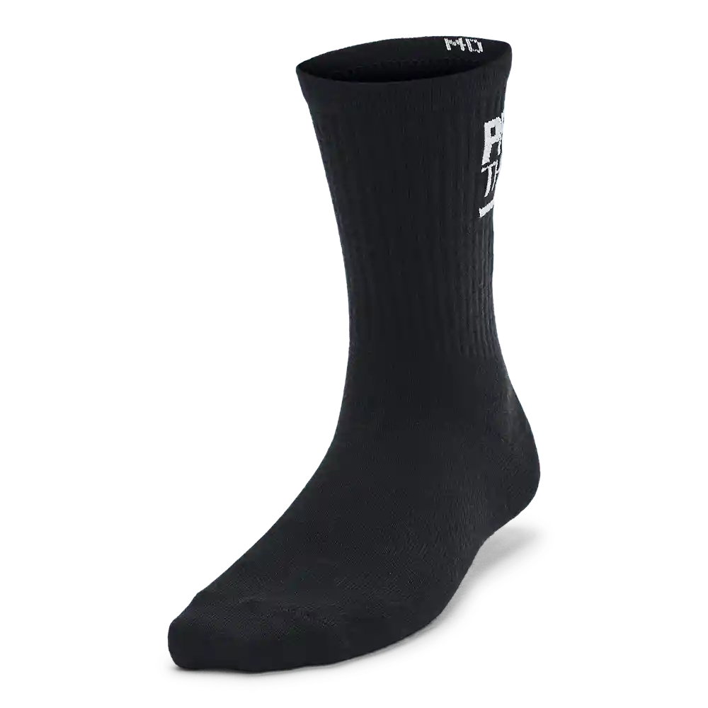 Under Armour Medias Essential Nv Mid Crew Mujer Negro LG