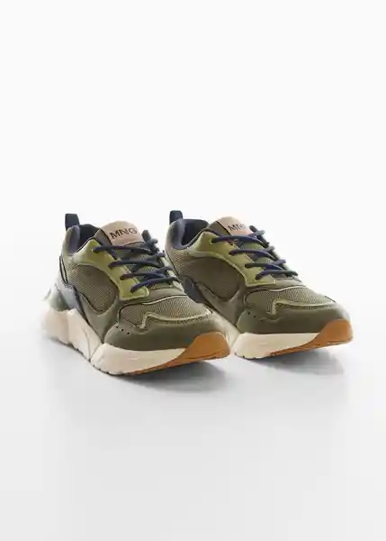 Tenis Deportiva Biel Khaki Talla 32 Niños Mango