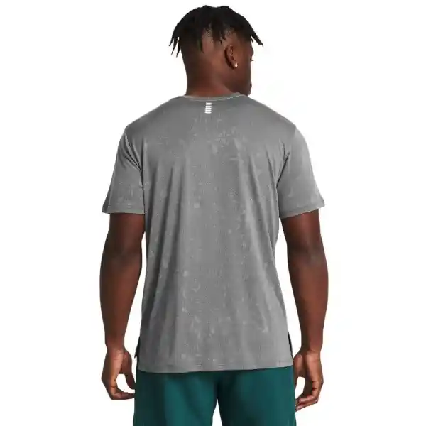 Under Armour Camiseta Streaker Splatter Hombre Gris Talla SM