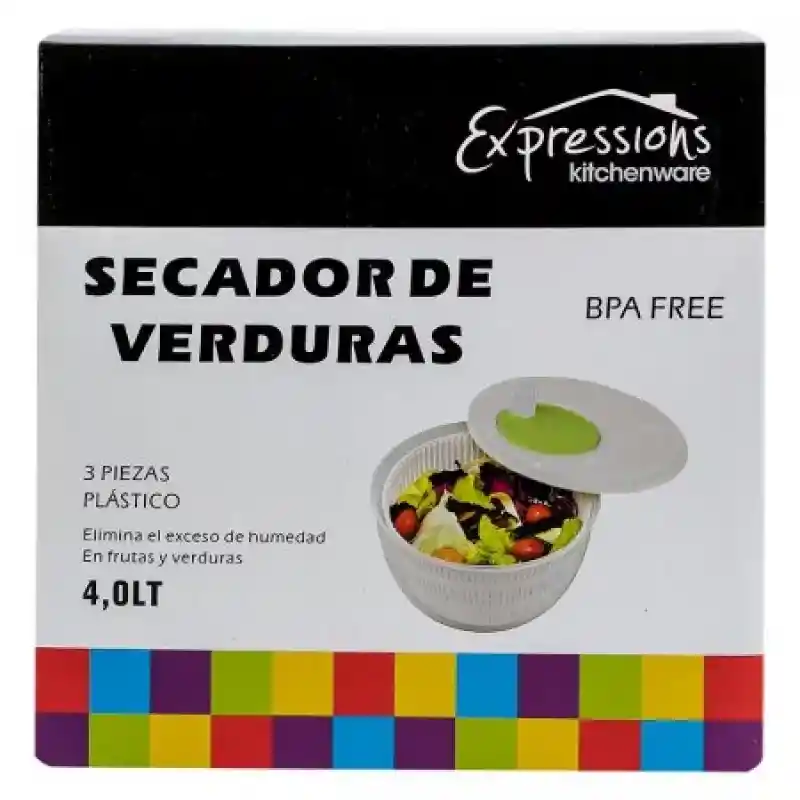 Home Henglong Secador de Verduras en Plástico 4 Lt Yw-004