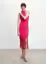 Vestido Liza Fucsia Talla M Mujer Mango