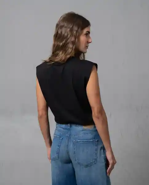 Camiseta Mujer Negro Talla M 201G009 Rifle