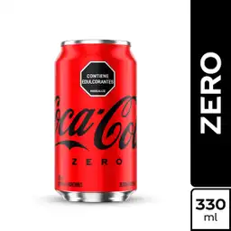 Gaseosa Coca-Cola ZERO 330 ml 