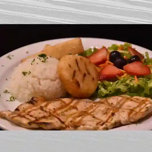 Menú con pollo